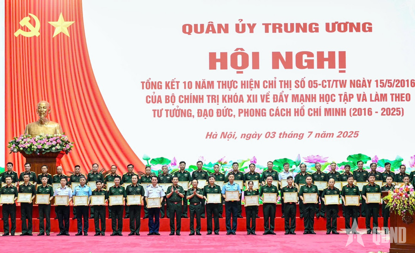Đại tướng Phan Văn Giang chủ trì Hội nghị tổng kết 10 năm thực hiện Chỉ thị số 05-CT/TW của Bộ Chính trị